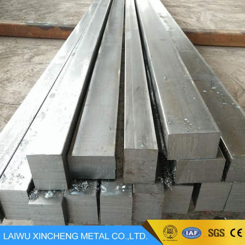 Cold Drawn SAE1045 S45c Steel Square Bars for Cutting Tools in Machine, 5mm*5mm to 105mm*105mm Square Steel