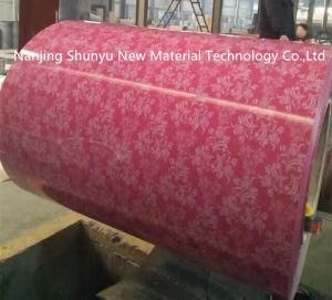 Prepainted Galvanized Steel Coil with Flower Print for Building Decoration