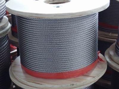 304 316 Stainless Steel Wire Rope for Marine, Hoist, Crane 7*7 7*19