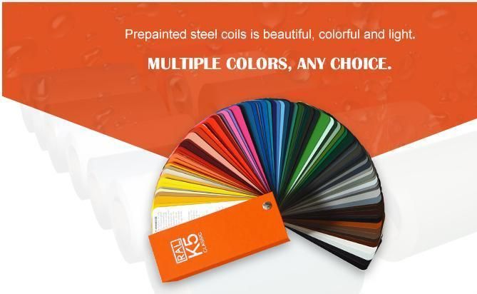 Ral 8004color Coating PPGI Color Coated Corrugated Board