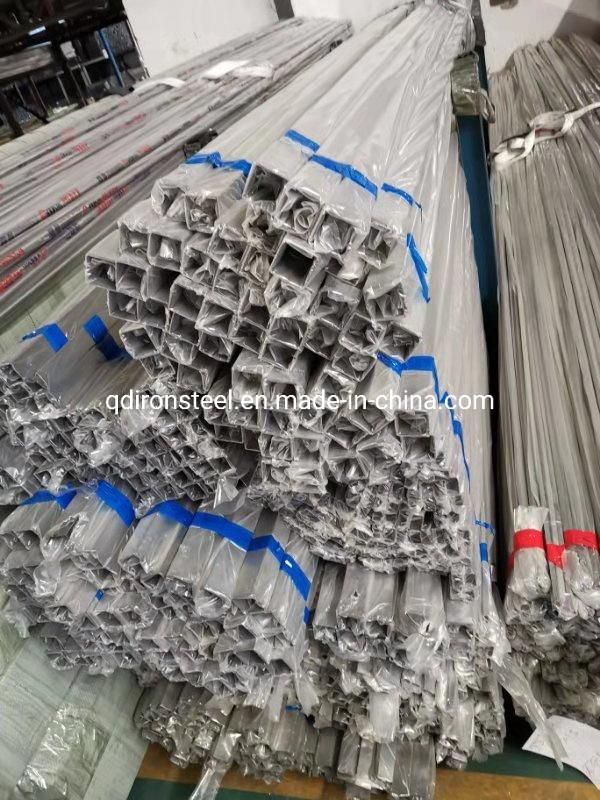 TP304/TP304L Square/Rectangle Welded Stainless Steel Pipes with Polished Surface