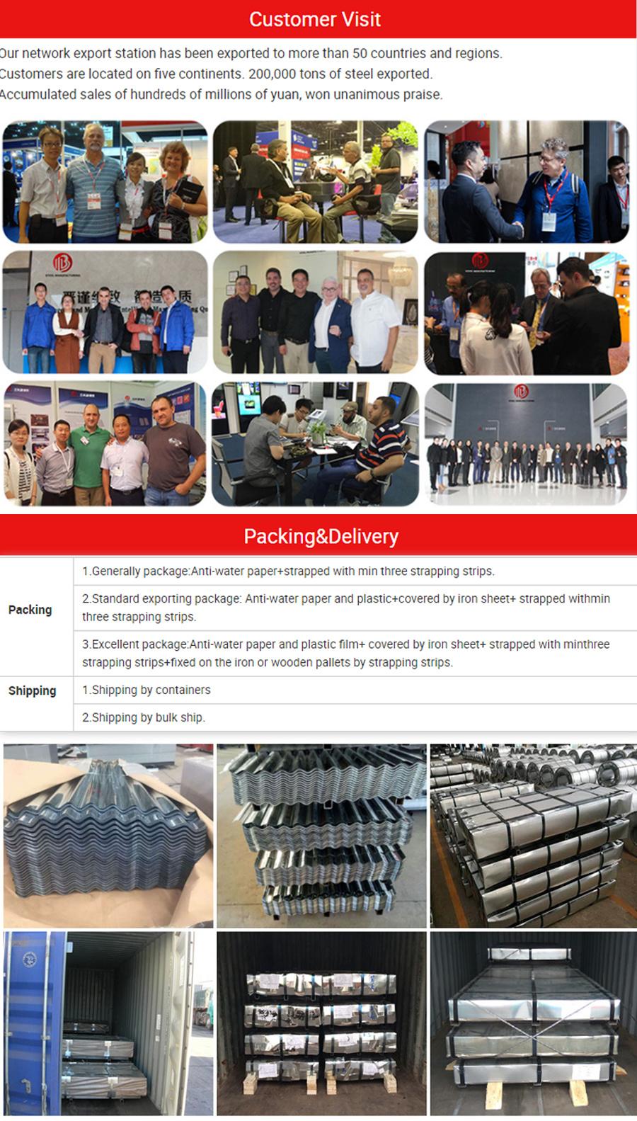Cold Rolled Corrugated Steel Sheet Printed PPGI Galvanize Steel Coil/Plate