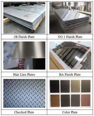 High Quality 304 316 310S 2209 904 Stainless Steel Sheet