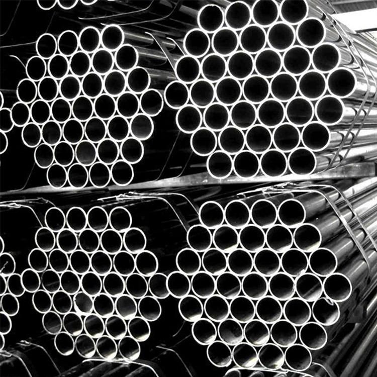 Amst Building Material Carbon ERW Steel Pipe Hollow Section Galvanized/Welded/Black/Seamless/Stainless Round Tube/Pipe for Scaffolding