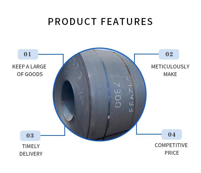 Prime Quality Hot Rolled Mild Ms JIS G3103 Sb46 Carbon Steel ASTM A283 S235jr Hot Rolled Steel Coil Carbon Steel Wire Coil Steel Sheet SPCC Hot Rolled Coil