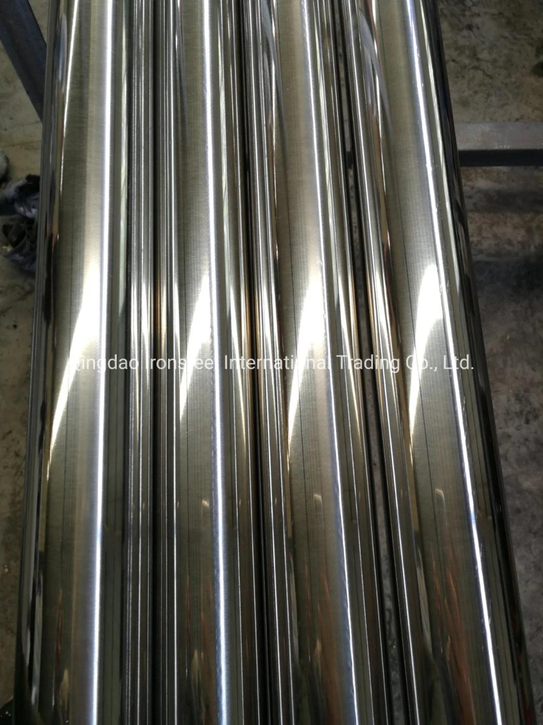 Grade 201 Welded Stainless Steel Pipe Round/Rectangle/Square Stainless Decorative Pipes