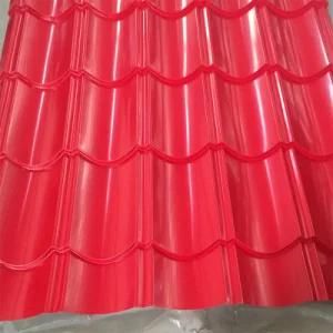 Fashion Colors Zinc Corrugated Galvanized Steel Roofing Sheet for Building