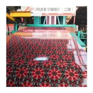 Flower Prepainted Galvanized Color Coated Steel Coil 0.14-1.2mm PPGI Steel Coils Prepainted Galvanized