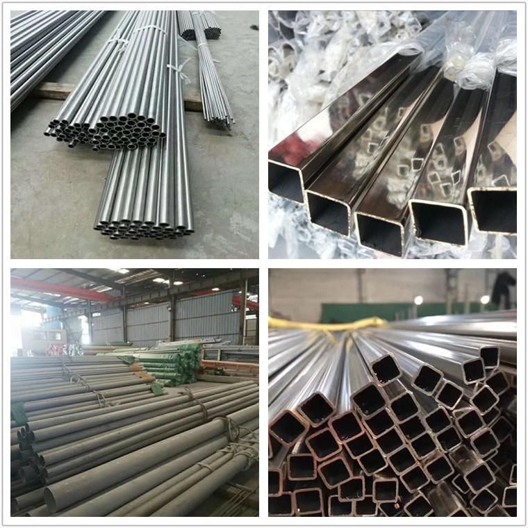 ASTM Round/Square/Rectangular Ss 201 304 316 310S 316ti 309S 409 904 430 Brushed/Mirror Polished Seamless/Welded Stainless Steel Pipe Price