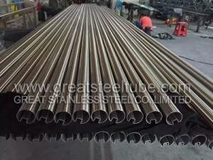 High Quality Manufacturer Prices 304 Satin/Brush/Hairline Stainless Steel Slotted U Tubes