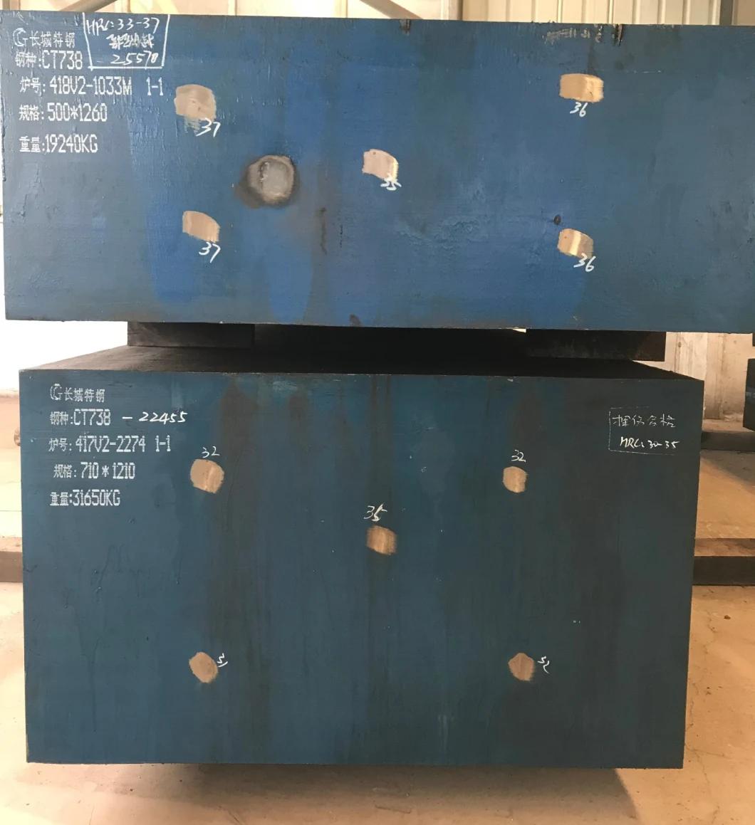 DIN1.2738 AISI P20+Ni Plastic Mould Steel Hot Forged Die Block