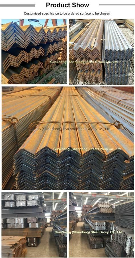 Customized Thickness Steel Angle Guozhong Hot Rolled Carbon Alloy Steel Angle with Good Price