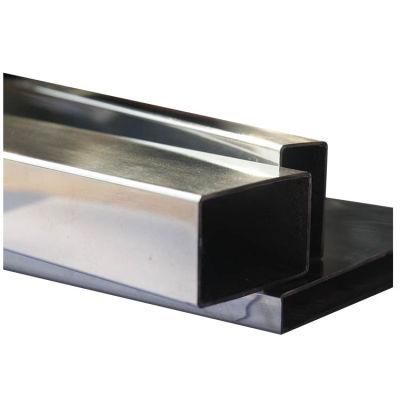 AISI 201 304 321 316 Polished Mirror Surface ERW Welded Stainless Steel Square Pipe