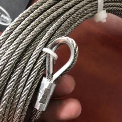 1*19 Structure 1.5mm Diameter 304 Stainless Steel Wire Rope