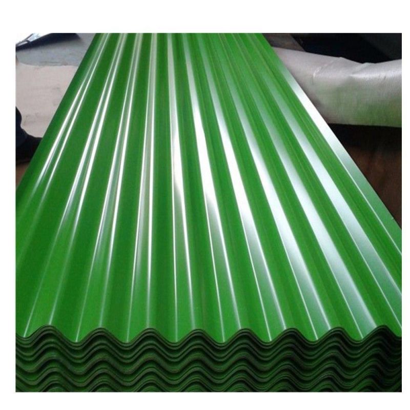 Color Coated Corrugated Steel Sheet Roofing Metal Plate Prepainted Trapezoidal Sheet