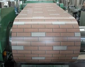 Brick Pattern PPGI Roofing Sheet Prepainted Galvanized Steel Coil