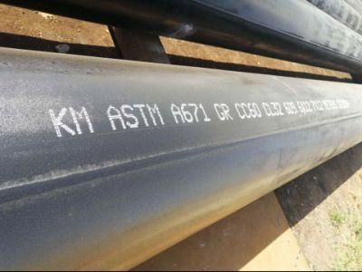 ASTM A671 Gr. Cc60/ Cc65/ Cc70 Cl 12 LSAW Saw Efw Welded Pipe