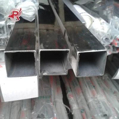 High Quality Hollow Section 304 304L 304h Rectangular Stainless Steel Pipe