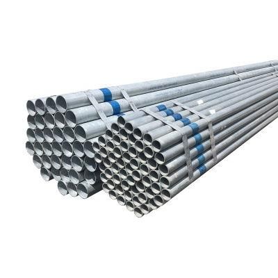 Welded HDG Gi Pre Galvanized Steel Pipe Carbon Steel Pipe Hot DIP Galvanised Round Steel Tube for Construction