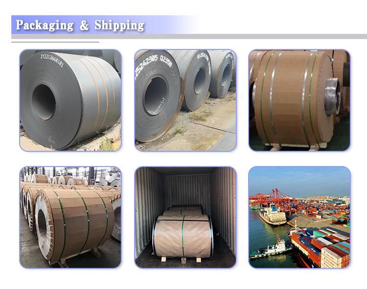 Professional Metal Carbon Coils Cold Rolled Dx51d SPCC HRC/Gi Ss400 Q345b Q345c Q390d Q460 PU/PE Carbon Steel Coil