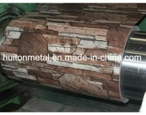 Wood/Marble/Brick/Camouflage/Diamond Embossed Pattern Printed Color Coated Steel Coil PPGI