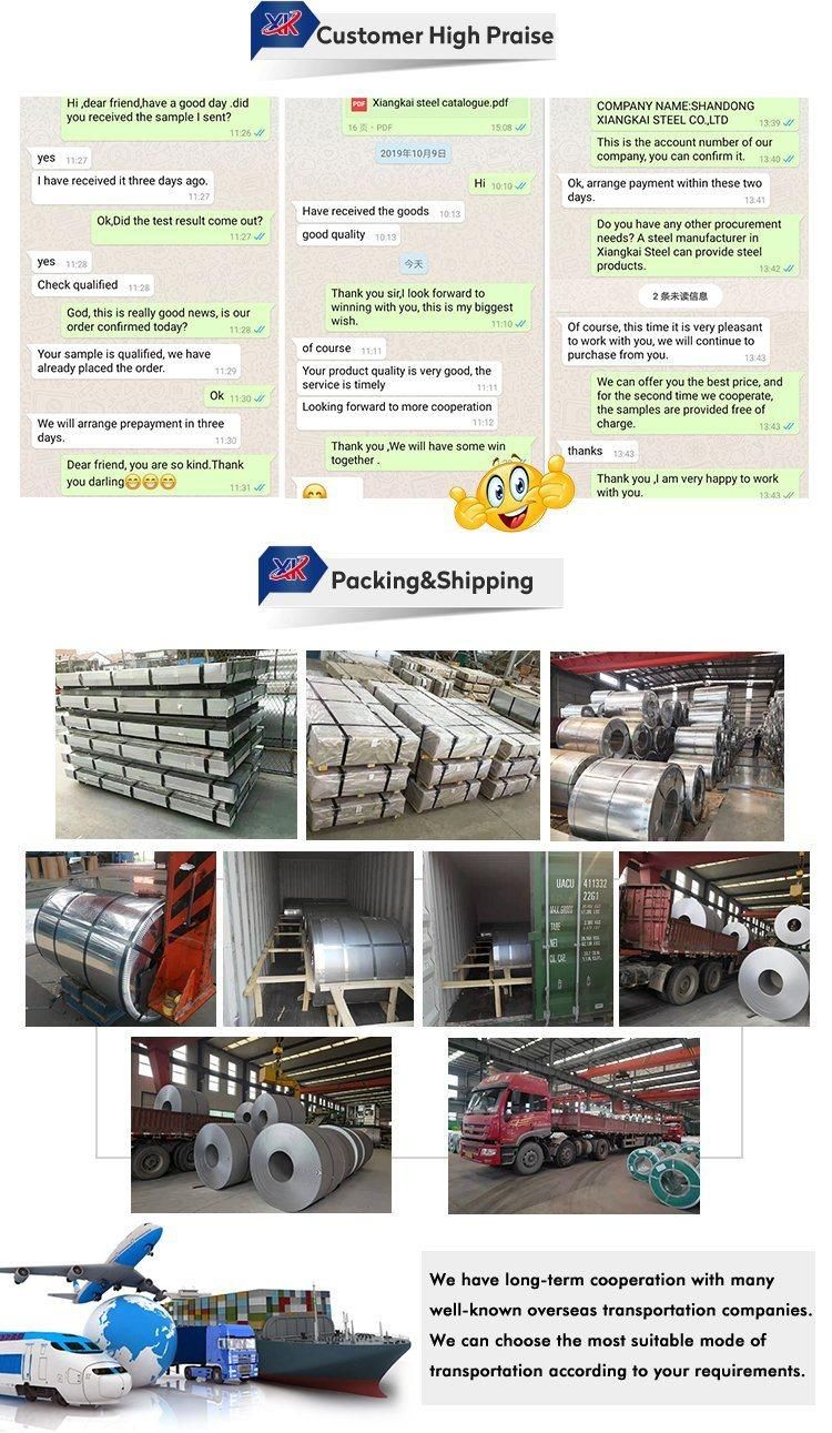 Galvanized Steel 0.18mm-20mm Thick Galvanized Steel Sheet 2mm Thick Hot DIP Galvanized Steel Sizes Galvanized Sheet Metal Roll