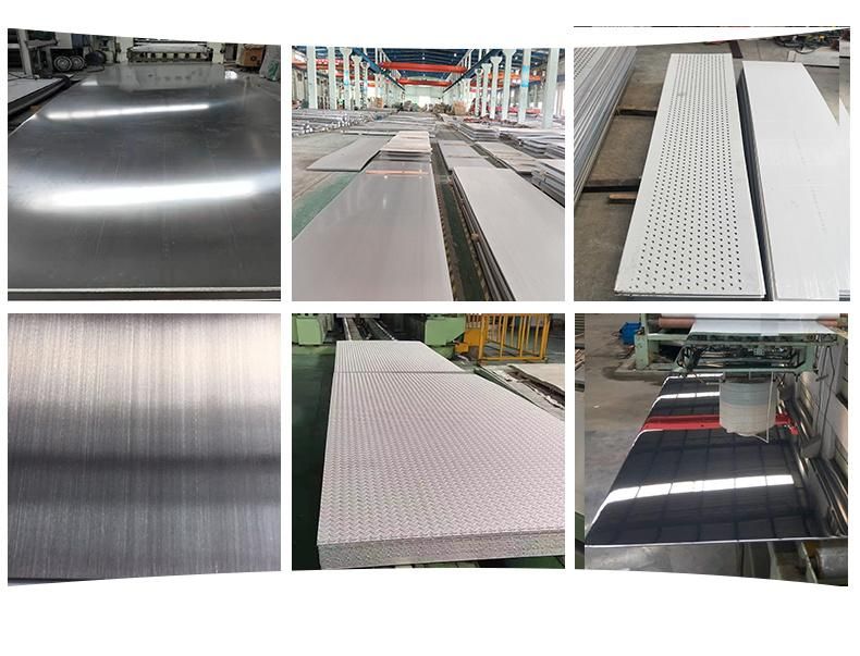 Industry Construction Mill Edge Hot/Cold Rolled ASTM 201 202 316L 304 304L 321 430 409L 2205 2507 904L Embossed/Mirror/Brushed Stainless Steel Plate/Sheet