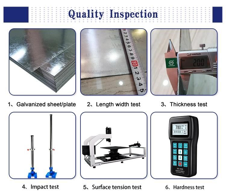 High Quality Zinc Galvanized Steel Sheet Zinc Coated Steel Plate