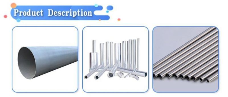 201 202 310S 304 316 Welded Polished Stainless Steel Pipe for Decorative