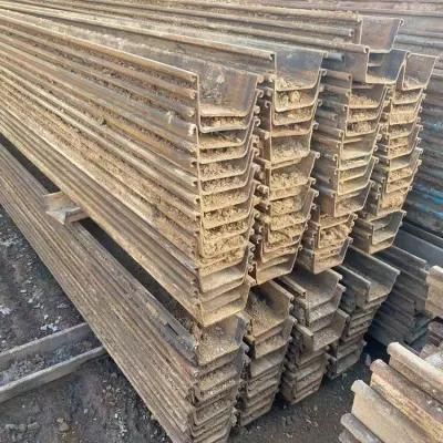 China S355jr 400mm Width Steel Sheet Pile Type 2 Weight