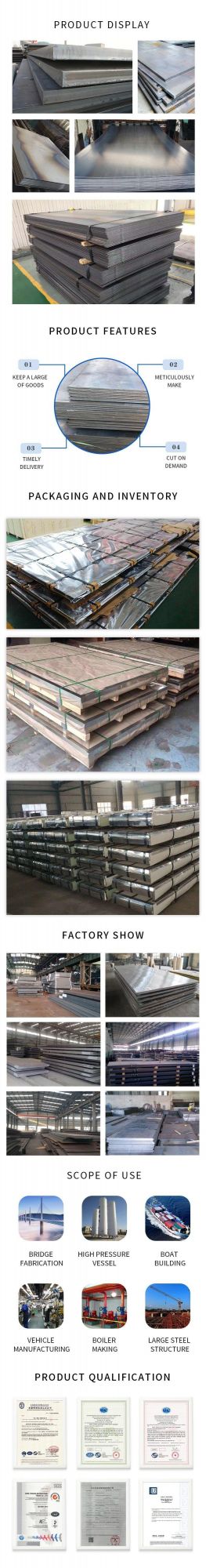 ASTM A516 JIS G 3101 JIS G3136 Prime Carbon Steel Coil