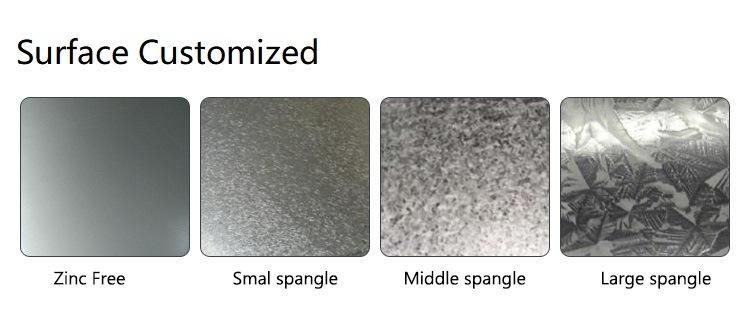 4X8 Galvanized Steel Sheet Steel Plate 60g Zin Coated Steel Sheet