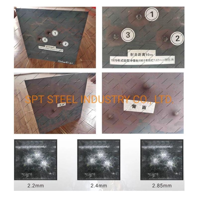 Bulletproof Steel Plate Level Nij III Ak47 Bulletproof 7.62mm