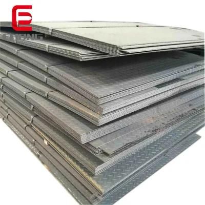 Chequered Plate 6mm Thick S235 Ss400 A36 Checkered Steel Plate Anti Slide Steel Plate