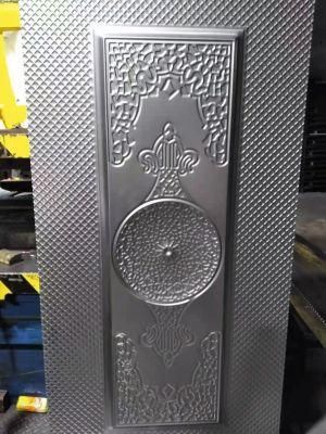Customized Moudld Design Stamped Steel Door Skin Exterior Door Steel Sheet