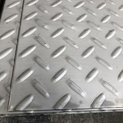 SUS 202 314 316L Checkered/Diamond Anti-Slip Stainless Steel Plate