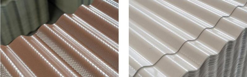 Hot Rolled ASTM Width 600~1500mm Color Coated Galvanized Steel Roofing Sheet