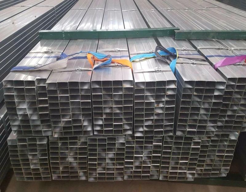 Pre Galvanized Hollow Section Square Tube Carbon Steel Tube From Tianjin Factory