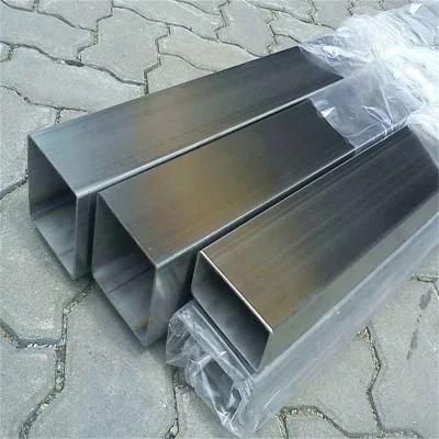 Stainless Steel Round Pipe Ss SUS 304 316 202 201 Seamless Welded Square Tube