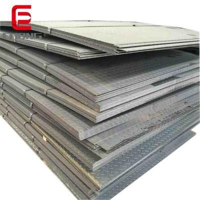 Hot Rolled ASTM A36 Steel Plate Price Per Ton 2mm Thick Five Bars Mild Steel Sheet Steel Checkered Plate