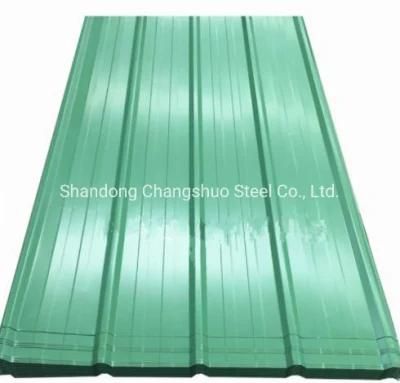 Asia Steel Color Coated Cheap Metal Zinc Corrugated Steel Roofing Sheet with Prime Quality