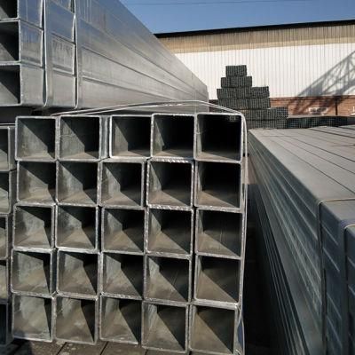 Mild Carbon Ms Iron Tubes Black Square Pipe/ Welded Galvanized Square Steel Pipes