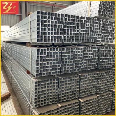 Tianjin Supplier Shs HSS Gi Steel Tube Galvanized Hollow Square Steel Tube