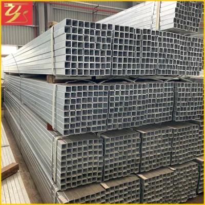 Tianjin Supplier Shs HSS Gi Steel Tube Galvanized Hollow Square Steel Tube