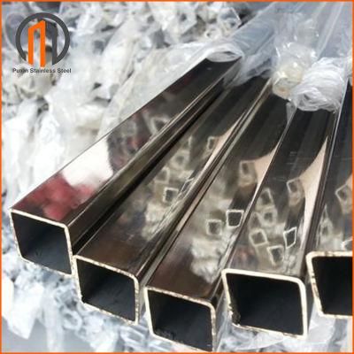 Factory Price 0.5mm-100mm Diameter 304 Stainless Steel Square Pipe