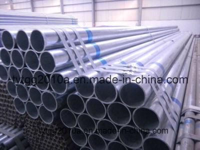 Medium Galvanized Steel Pipe with Yellow Band