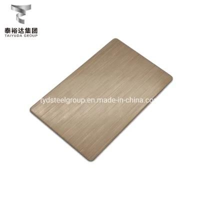Best Standard J2 4X8 Black PVD Color Coated Cold Rolled Stainless Steel Sheet for Advertising Nameplate