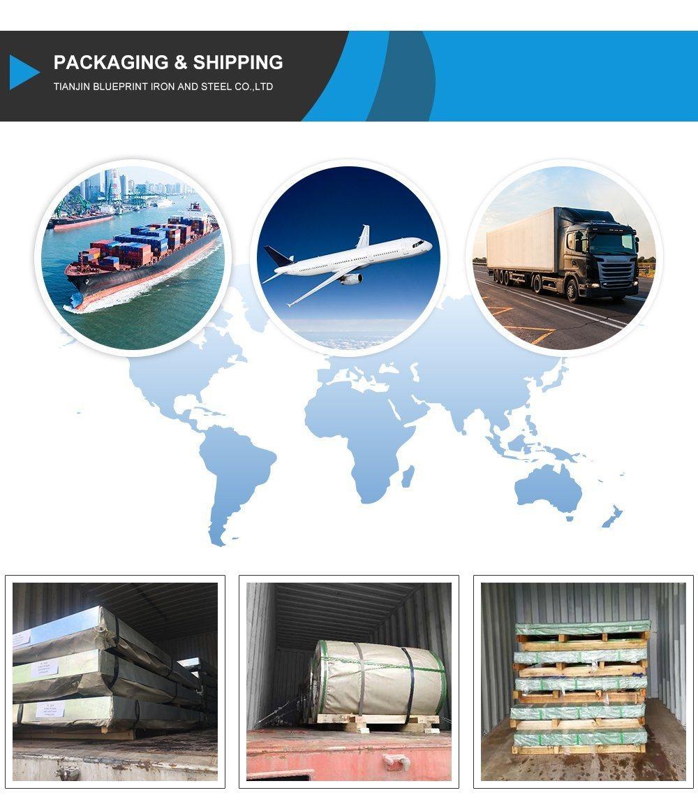 Carbon/AISI Ss201 304L 304 316 309S 910 2b Surface Stainless/PPGI Color Coated Gi Galvanized /Corrugated Roofing Steel Coil for Constructions Building