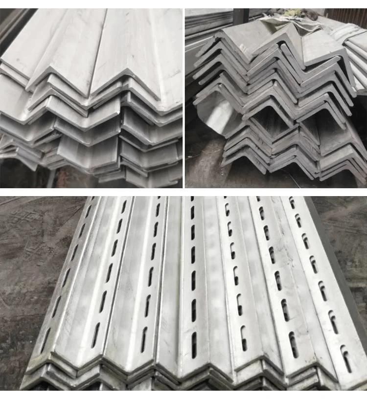Hot Sale JIS ASTM Hot Rolled Hot Dipped Equal/Unequal Perforated Angle Iron Bar Galvanized Steel Angle