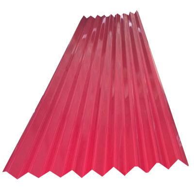 Roofing Materials Dx53D+Z PPGI Z30 Prepainted Corrugated Roof Sheet